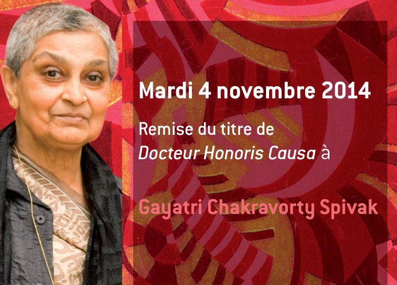Table ronde autour de Gayatri Chakravorty Spivak : Quelles radicalités critiques aujourd’hui&nbsp;?